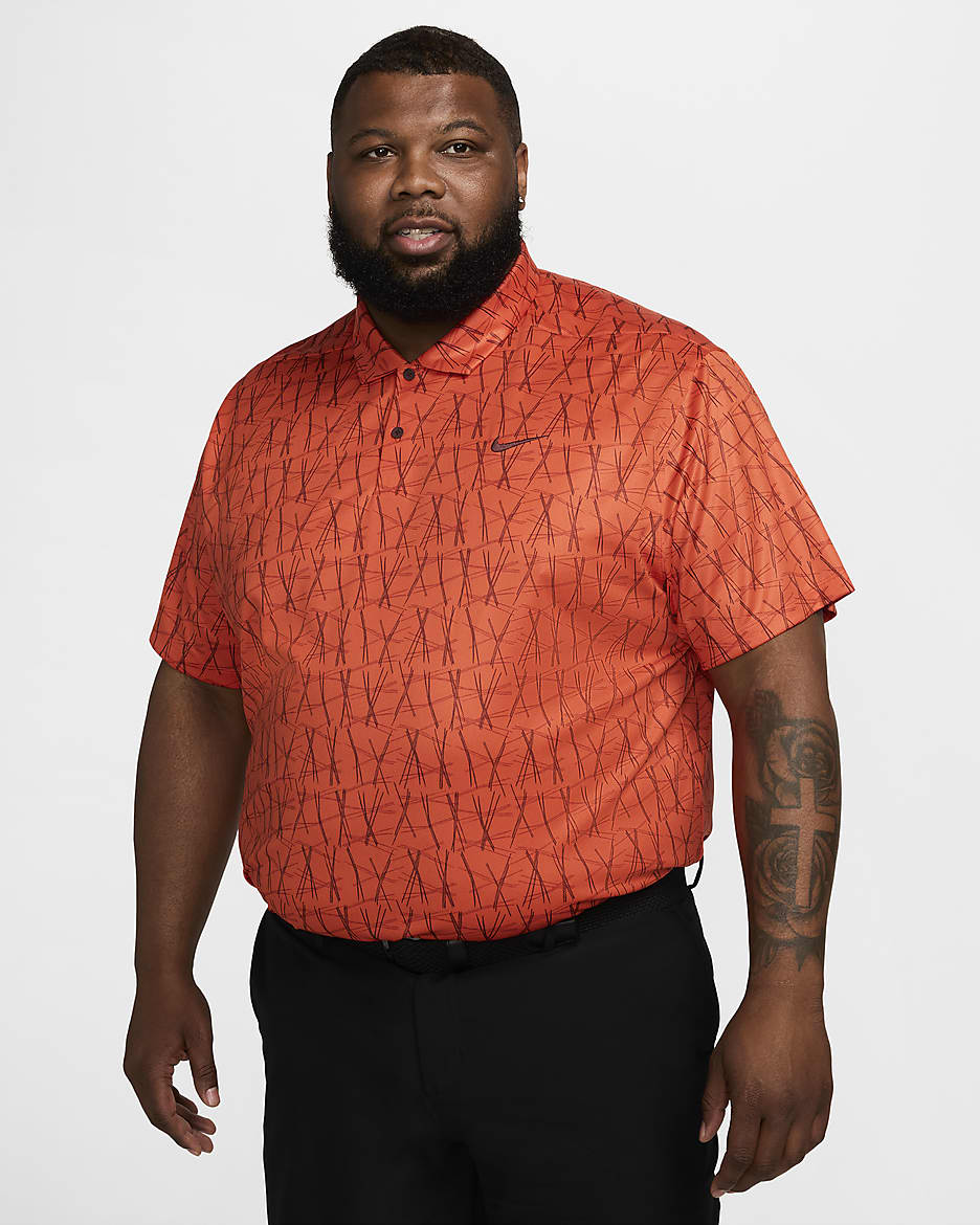 Orange nike golf shirt on sale